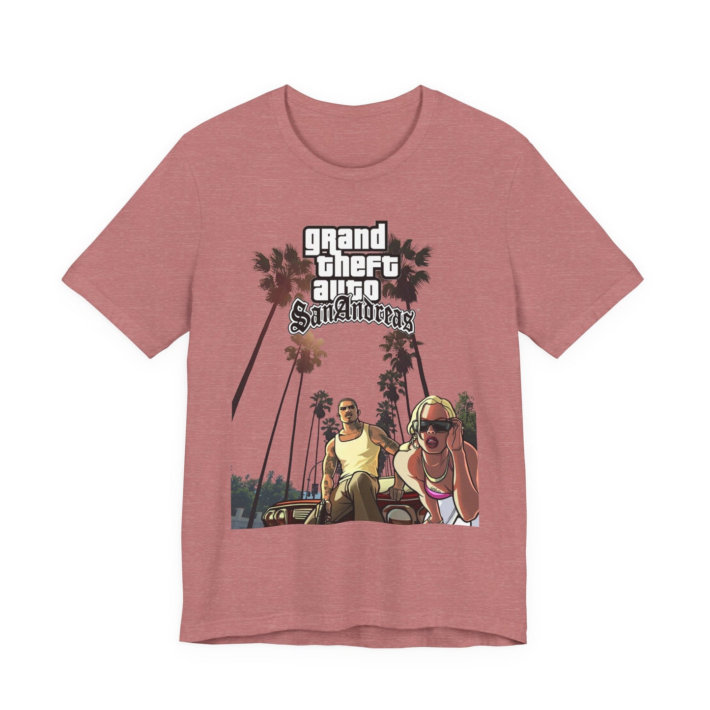 Grand Theft Auto Inspired Unisex Tee, Gamer Gift, Video Game T-Shirt, Casual Style, Graphic Tee, Fun Summer Top