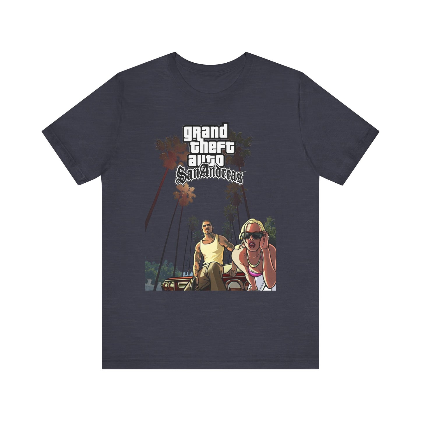 Grand Theft Auto Inspired Unisex Tee, Gamer Gift, Video Game T-Shirt, Casual Style, Graphic Tee, Fun Summer Top