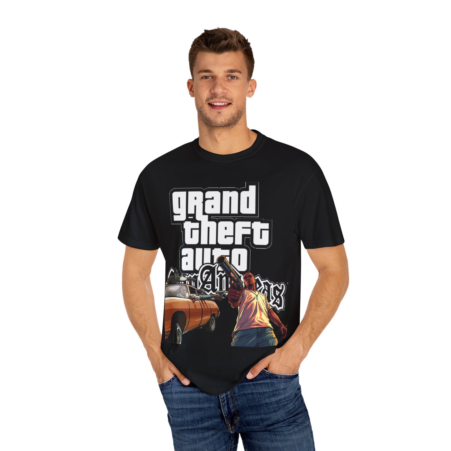 GTA-Inspired Unisex T-Shirt, Graphic Tee, Gamer Gift, Casual Wear, Vintage Style, Streetwear Fashion
