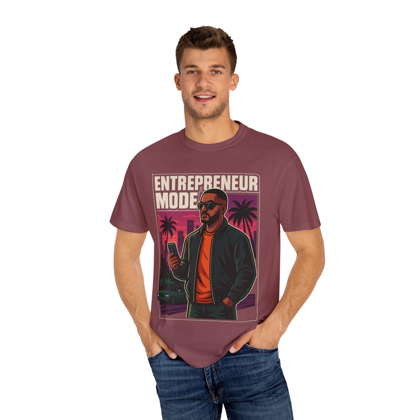 Entrepreneur Model T-shirt - Vintage Graphic Tee for Creatives, Casual Wear, Gift for Trendsetters, Unisex Fashion, Streetwear Style