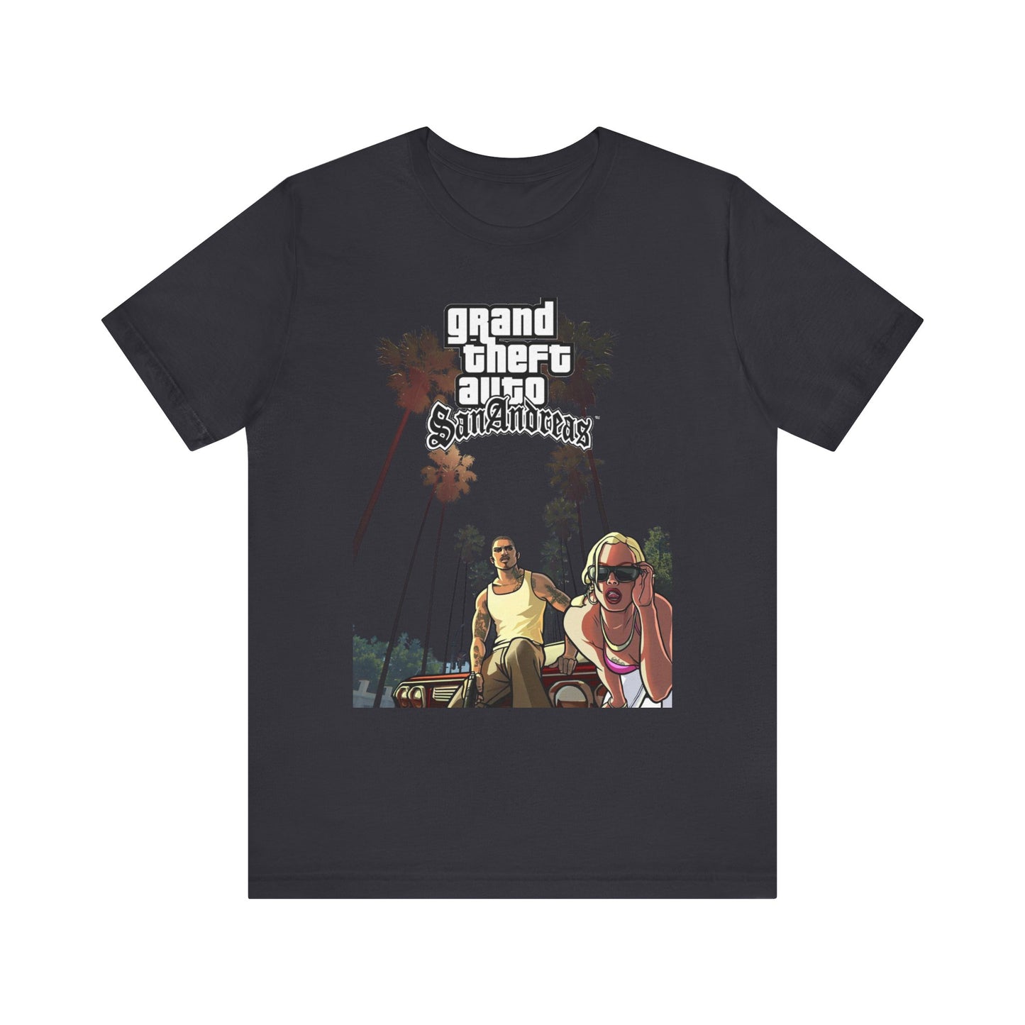 Grand Theft Auto Inspired Unisex Tee, Gamer Gift, Video Game T-Shirt, Casual Style, Graphic Tee, Fun Summer Top
