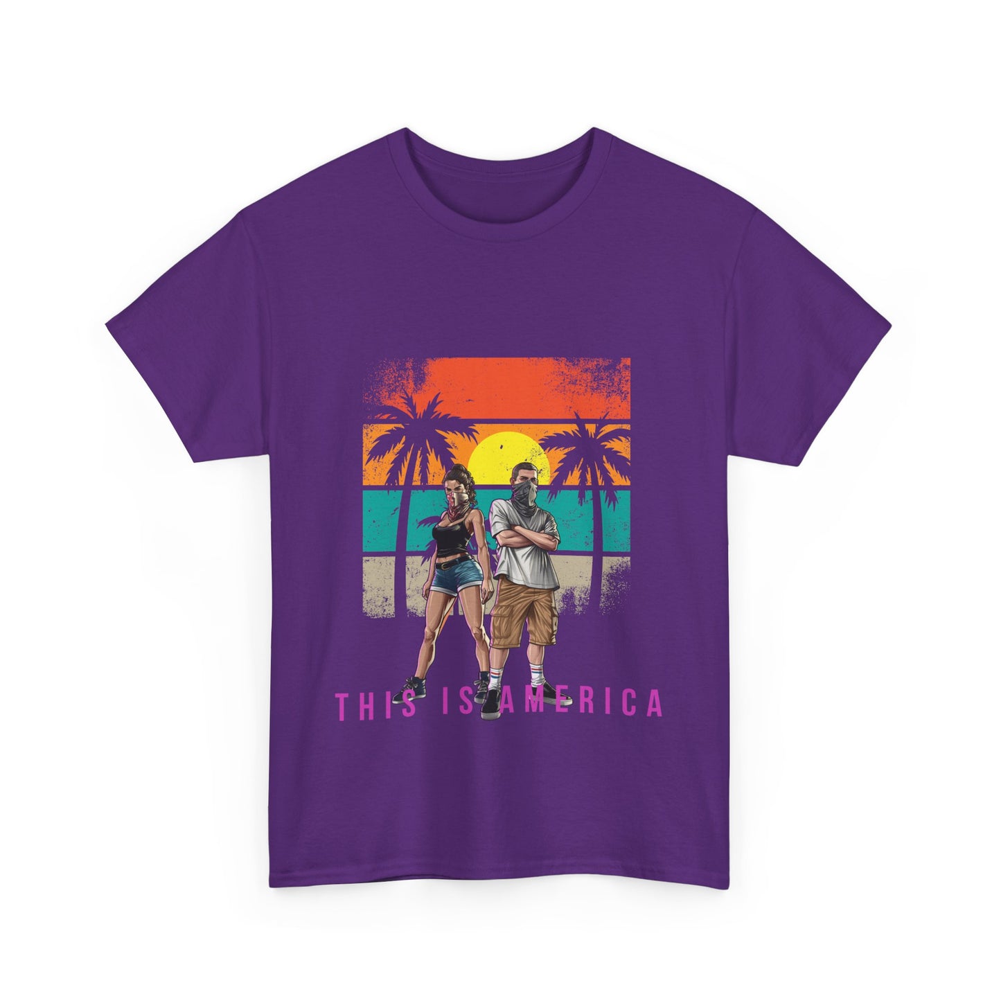 GTA Inspired Unisex Tee - This is America Design
